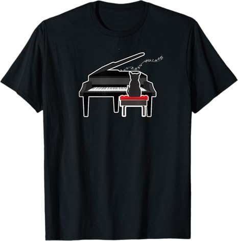 Musical Instrument Theme Unisex T-Shirt - Piano